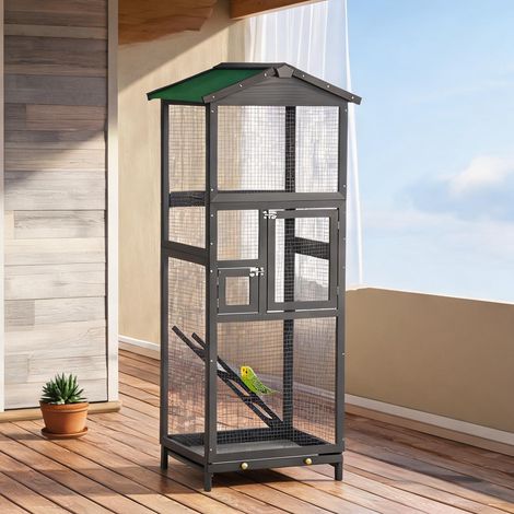 Cage pour oiseaux en legno di abete 68 x 63 x 165 cm (1/5)