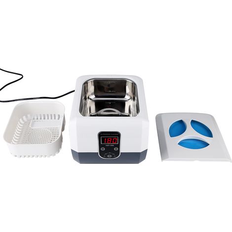 Nettoyeur Ultrasonique VGT-1200 1,3L avec Stérilisation et Désinfection, Prise UE AC200-240V 50Hz, Outil de Nettoyage Haute Fréquence (1/5)