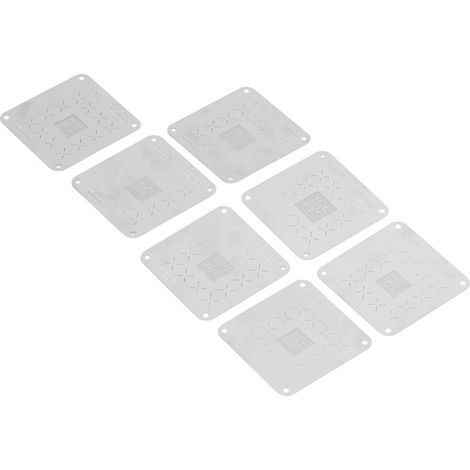 Ensemble de filets de reballing en acier inoxydable pour la réparation de téléphones portables avec processeur Qualcomm et outil magnétique puissant pour le reballing d'étain. (1/5)