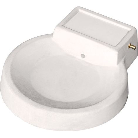 Abreuvoir en béton basse pression automatique avec Flotteur - 15 L, 39x45x11,5 cm (1/5)
