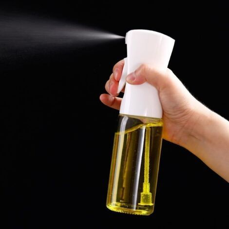 Vaporisateur - Pulvérisateur d'huile de qualité supérieure pour cuisiner, griller, etc., avec pulvérisation continue et contrôle des portions - 220 ml (1/4)