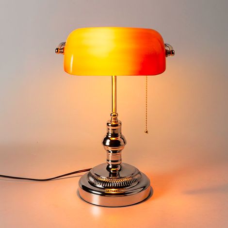 Lampada da tavolo vintage "BANQUERO" - E27