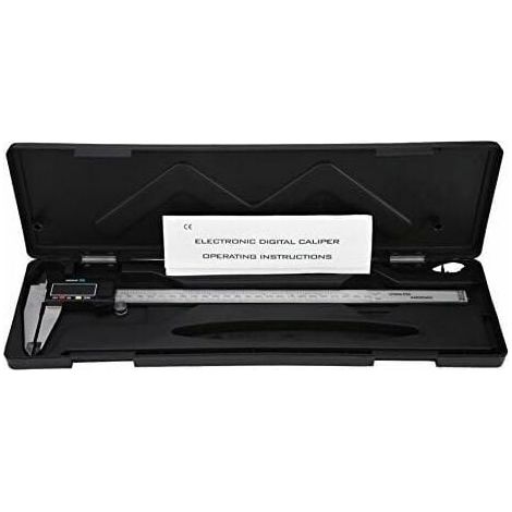 Digital Micrometers Ltd Digitaler Messschieber, 150 mm, 0–150 mm, großes LCD-Display, inklusive Etui (1/4)