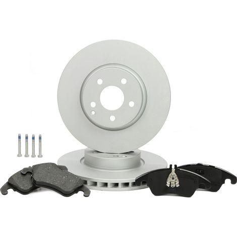 Discos y pastillas de freno delanteros Mercedes-Benz Clase C (W204, S204, C204), E, SLC (1/5)