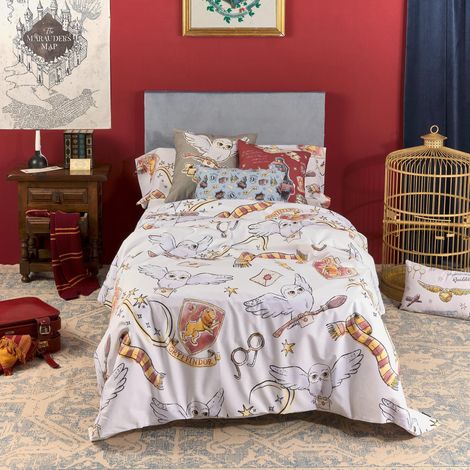 Housse de couette Modèle Hedwig Housse de couette avec boutons Housse de couette 100% coton Housse de couette lit de 90 155 x (1/5)