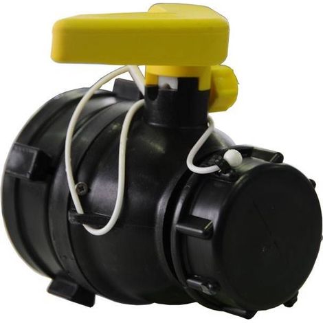 Vanne à bille 75mm avec écrou flottant et joints LDPE (1/2)