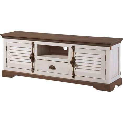 TV-Board Mango 170x45x55 weiß lackiert TOULOUSE 111