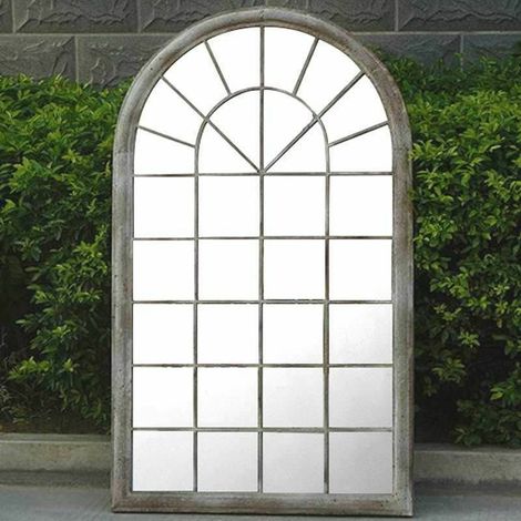 Gothic Rustic Arch Garden Mirror Indoor Outdoor Vintage Romance Glass Wall Large