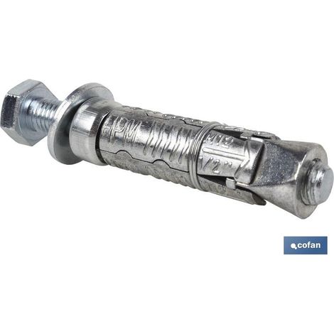 Cheville Zamak HPM M-10x70 avec vis 8.8 pour structures et fixations robustes
