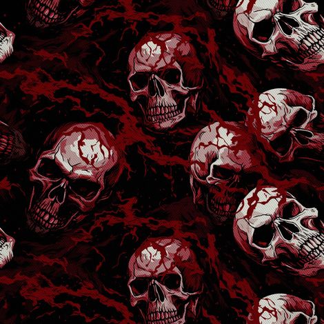 Tela decorativa para exteriores Oxford - Motivo de calavera I DX4587 (1/5)