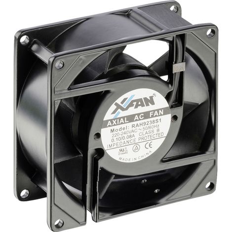 X-Fan RAH9238S1 Axiallüfter 230 V/AC 66 m³/h (L x B x H) 92 x 92 x 38 mm