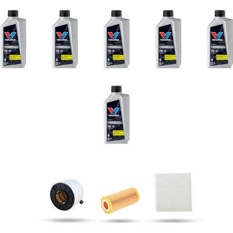 Kit tagliando 3 FILTRI e 6L OLIO compatibile con Audi A4 (B9,8W) 2.0 TFSI G-TRON 125kw dal 2016 (1/5)