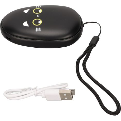 Réchauffeur de poche électrique 4000 mAh, batterie externe de secours, 3 niveaux de chaleur rapide, rechargeable USB, idéal pour l'hiver. (1/5)