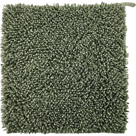 TAPPETO CHANTAL 56X56CM OLIVA IN COTONE (1/3)