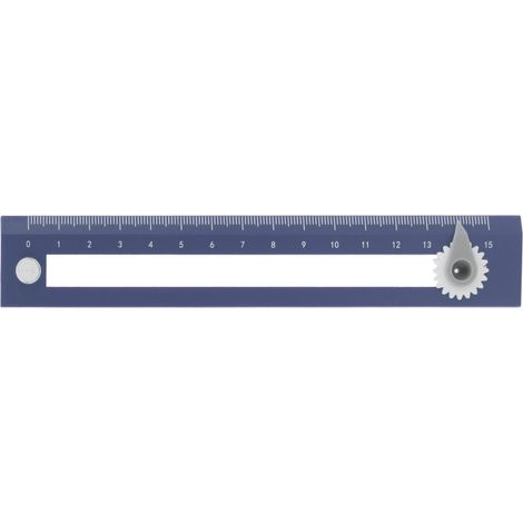 Compass Ruler Two in One High Accurate Student Drawing Compass Straightedge Learning ToolBlue (1/5)