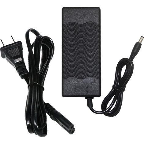 Chargeur de batterie CC pour scooter 42 V 2 A (norme UE, États-Unis, Royaume-Uni, Australie) - Adaptateur chargeur pour batterie lithium - Norme américaine