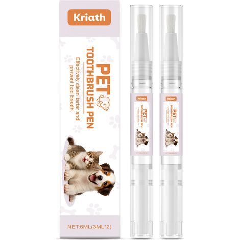 stylo de nettoyage dentaire pour animauxStylo nettoyant pour dents à formule douce pour un nettoyage quotidien (1/4)