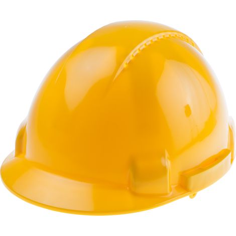 Casque de sécurité RS PRO Ventilé en Polyéthylène Jaune ( Prix pour 1 ) (1/2)