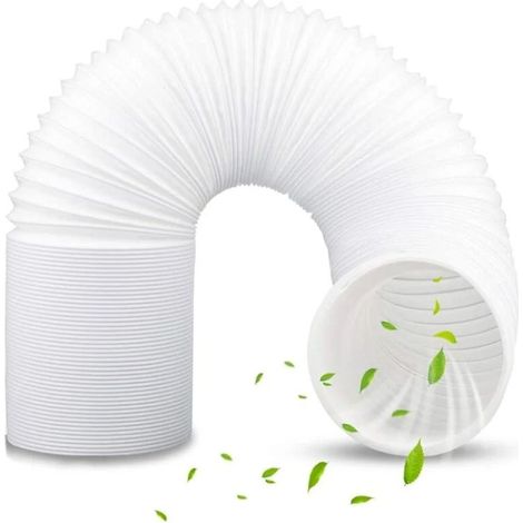 Tuyau d'évacuation flexible 150mm pour climatiseur mobile – Longueur extensible 1,5m – Matériau PP résistant à la chaleur et à la corrosion (1/5)