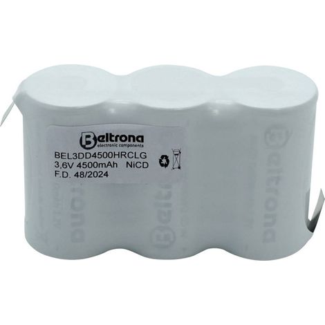 Beltrona BEL3DD4500HRCLG Pile rechargeable spéciale NiCd 3.6 V 4500 mAh 1 pc(s)