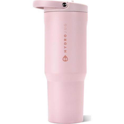 Gourde isotherme en acier inoxydable HydroJug Sport avec paille rabattable et anse pivotante