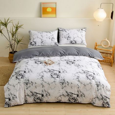 Housse De Couette - Microfibre - 200x200 cm - Pour Enfants - Ensemble 3 Pièces