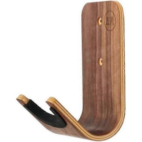 Support mural pour guitare et skateboard, design unique, en bois courbé. Acoustique. (1/4)