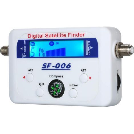 Satellitenfinder – Satelliten-Entfernungsmesser mit LCD-Display und Kompass (1/5)