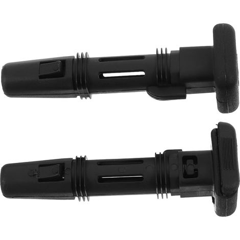 Guide 12,7mm en Siège Voiture pour Appuie-tête Plastique de Noir (1/5)