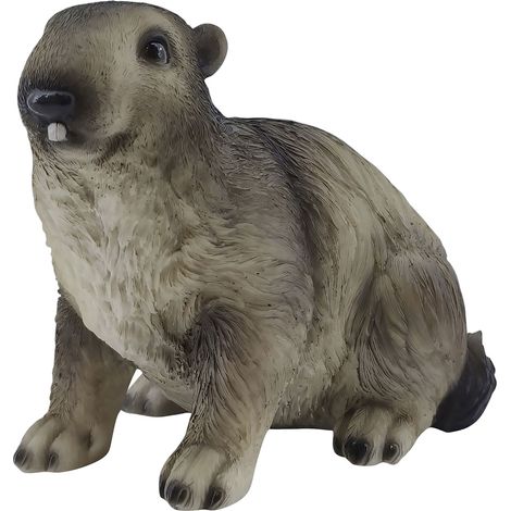 Dekofigur Murmeltier 22 cm bunt Dekofigur