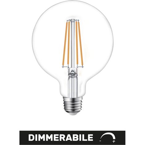 Alca power g95 12w 220v 1520lm 4000k e27 lampada a globo dimmerabile a led (1/4)