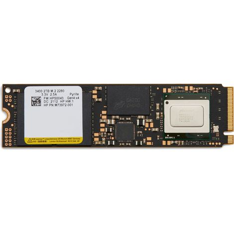 HP SSD M.2 NVMe PCIe 4.0 2TB - Unità a stato solido per PC e laptop