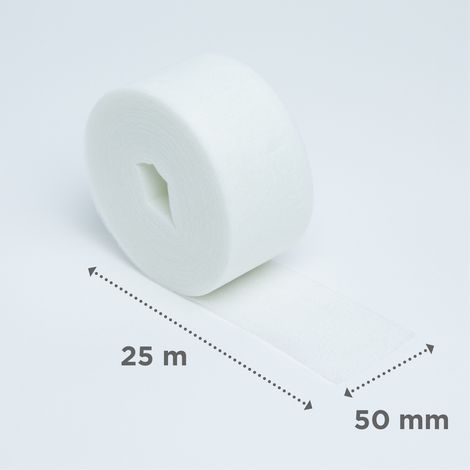 Adfors – Bande à joint en fibre de verre 50 mm x 25 m – Rendu fini invisible – Limite bulles d'air et cloques – Résiste aux moisissures (1/2)
