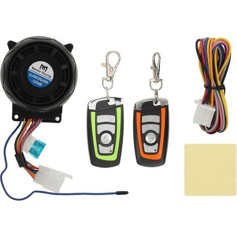 Système de sécurité antivol pour moto DC12V unidirectionnel étanche, alarme universelle, convient aux scooters et motos. (1/5)