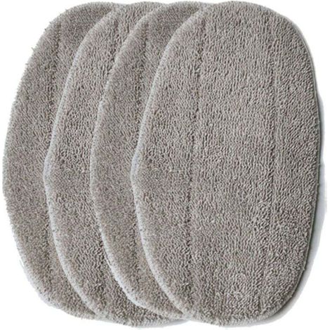Lot de 4 Housses pour Vadrouille à Vapeur CleanTenso, Chiffon Nettoyage, Rechange (1/4)