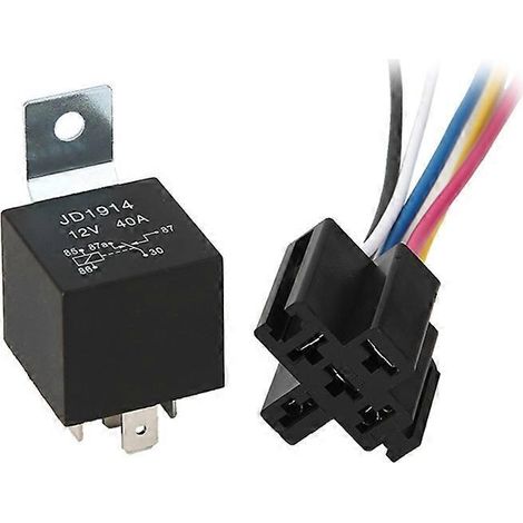 Relais clignotant LED réglable avec douille 4 broches 5 broches pour clignotant de voiture - 12 V - 5 broches (1/5)