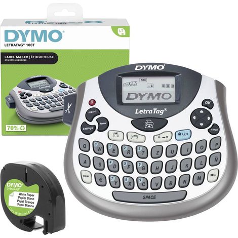 DYMO LetraTag LT-100T Etichettatrice Adatto per nastro: LT 12 mm (1/5)