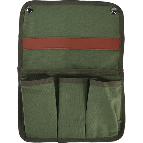 Chaise Kermit pour le camping en plein air, sac de rangement suspendu pour accoudoir, sac de rangement latéral multifonctionnel, sac de rangement portable, vert militaire. (1/5)