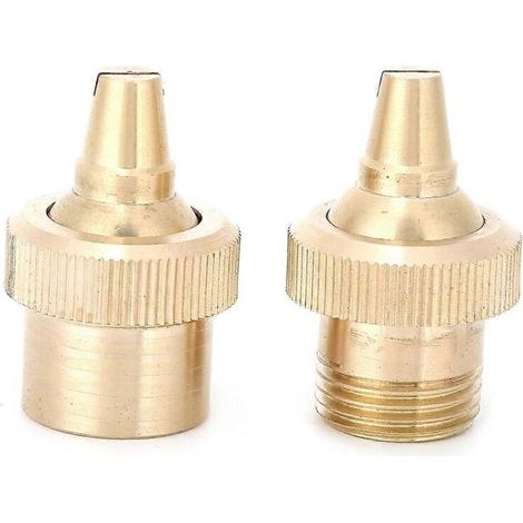 2Pcs G1/2 DN15 Copper Water Spray Nozzle Garden Irrigation Nozzle Watering Accessories