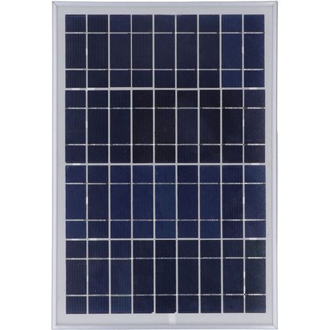 10W vorgebohrtes, monokristallines, wasserdichtes 18V-Solarpanel für den Außenbereich zur netzunabhängigen Beleuchtung (1/5)