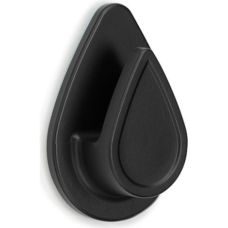Colgador resistente al agua gota negro mate 2193-3 inofix (1/3)