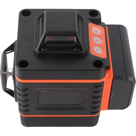 Niveau laser 360° 4D 16 lignes vert faisceau automatique télécommande omnidirectionnel calibrage 100-240V prise EU (1/5)