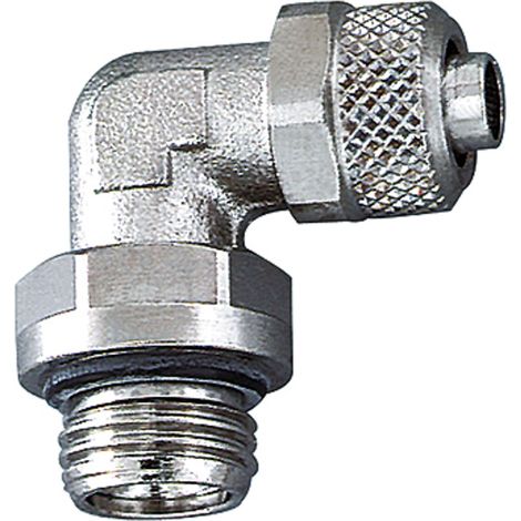 Riegler Winkel-Einschraubverschraubung, drehbar, G 1/4 a., Schlauch 6/4 (1/3)