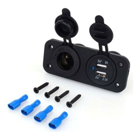 Doppel-USB-Auto-Zigarettenanzünder-Steckdosen-Splitter 12 V, Caricatore, Adattatore di rete, Presa di alimentazione (1/4)