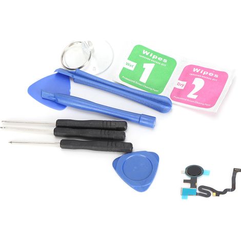 Anschlusskabel für Home-Button, Fingerabdrucksensor und Fingerabdrucksensor-Taste für Google Pixel 4A Smartphone (schwarz) (1/5)