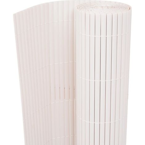 Clôture de jardin Double face 90x300 Blanc (1/5)