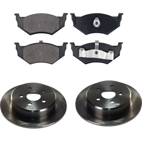 KIT FRENI POSTERIORI compatibile con DODGE NEON II - DISCHI + PASTIGLIE OEM: FDB1099 / 16724 , 17953 /SOSTITUZIONE DIRETTA/BASSA POLVERE/SILENZIOSO (1/5)