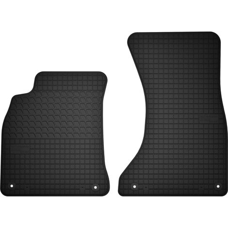 Alfombrillas delanteras de goma para: Audi A4 B8 sedán, familiar, Avant, Allroad (de 2008 a 2015)