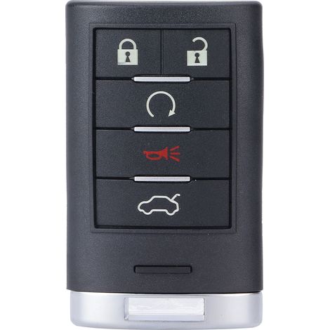Clé intelligente Cadillac à 5 clés avec mini-clé M3N5WY7777A et puce intégrée (1/5)