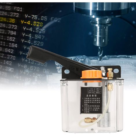 HP-5L Handschmierpumpe, Linksantrieb, 650 cm³, für CNC-Werkzeugmaschinen (1/5)